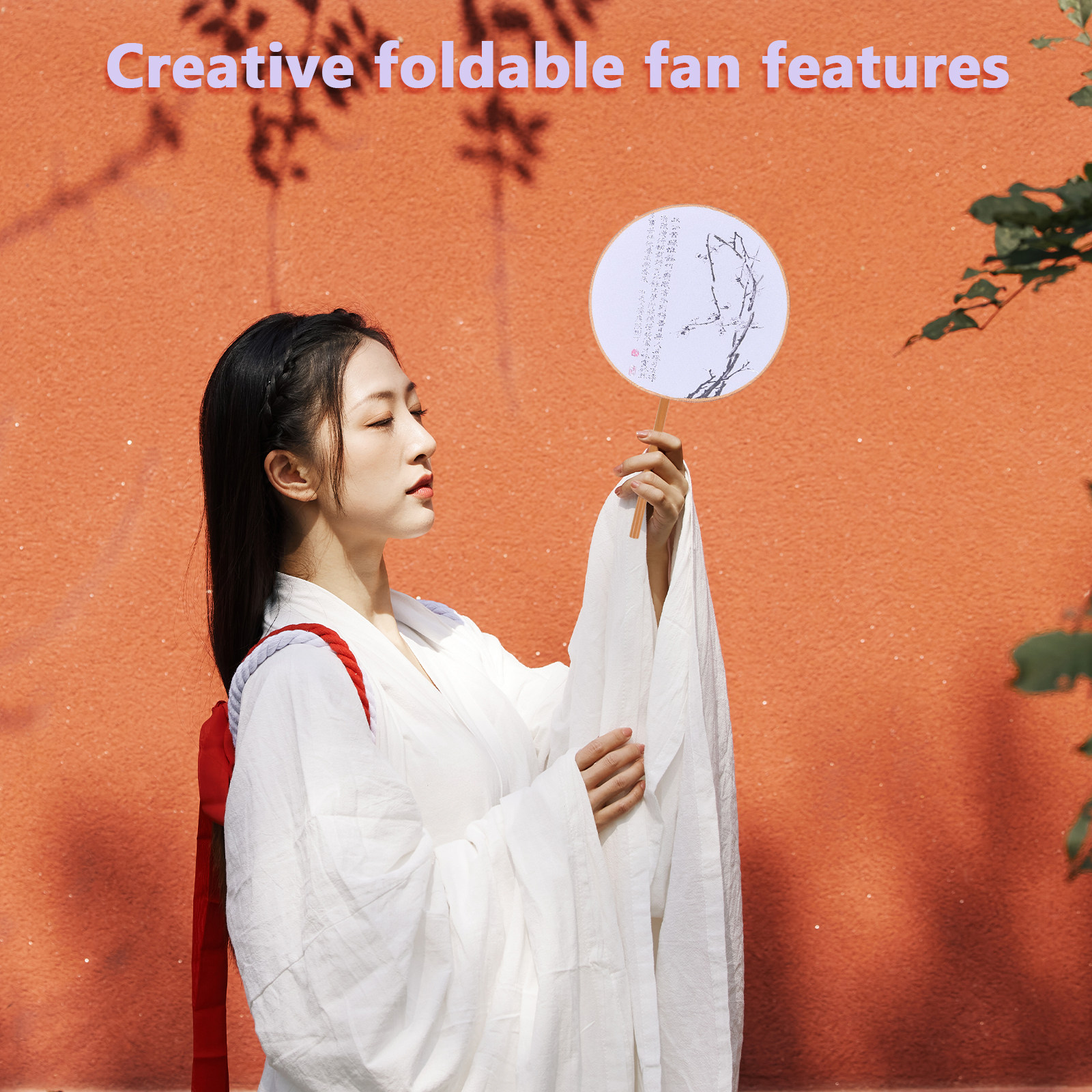 Photography Wedding - 5Pcs Round Fan Frame Iron Handcrafted