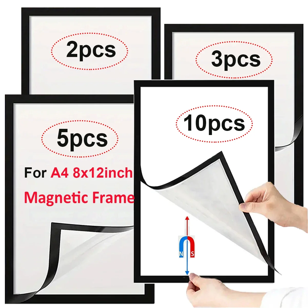 Photography Pose - 2/3/5/10pcs A4 8x12Inch Rubber Magnet poster