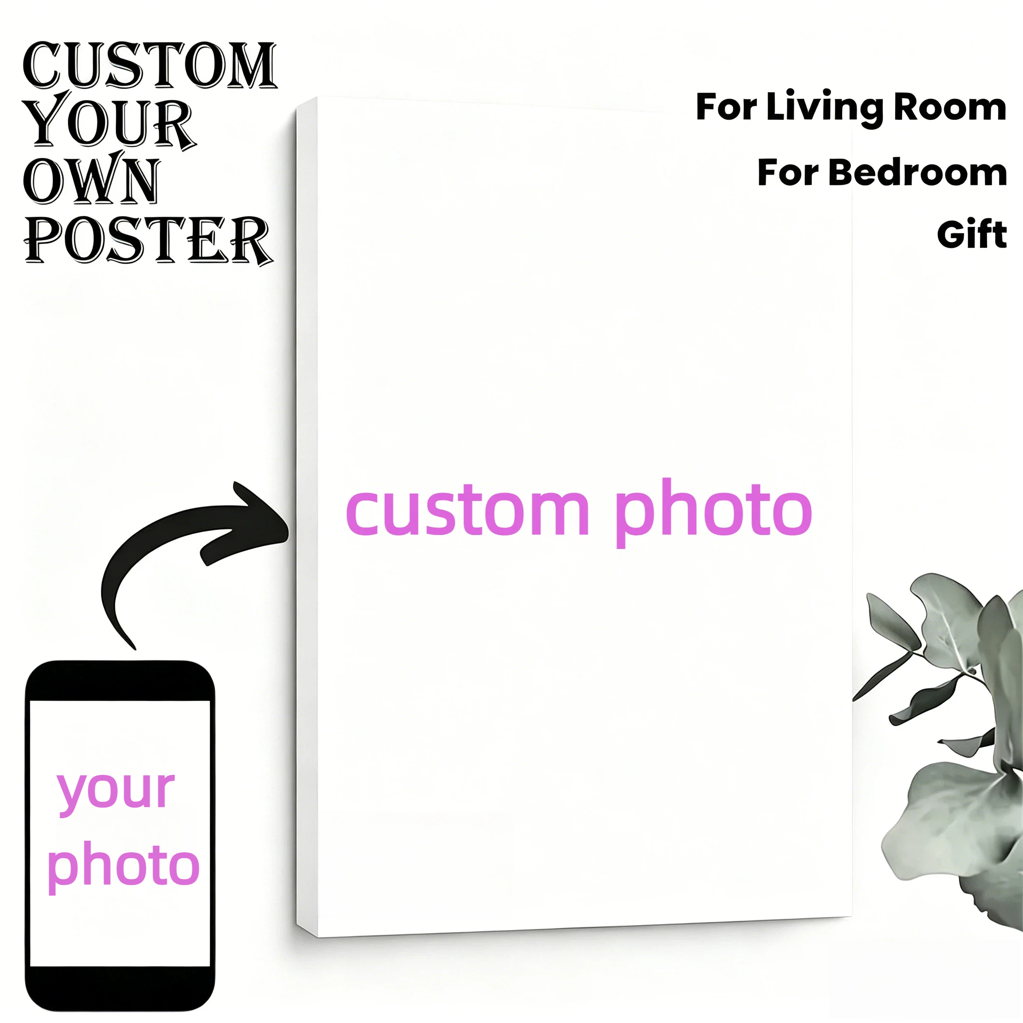 Photography Object - Custom Personal Photo Canvas Wall Art,