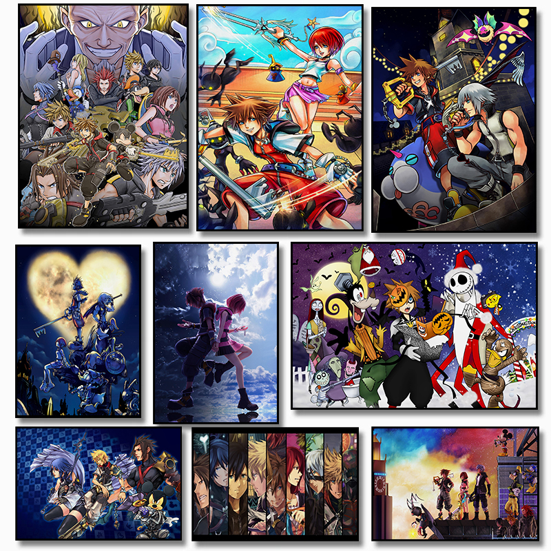 Photography Nature - Classic Japanese Anime Kingdom Hearts Retro