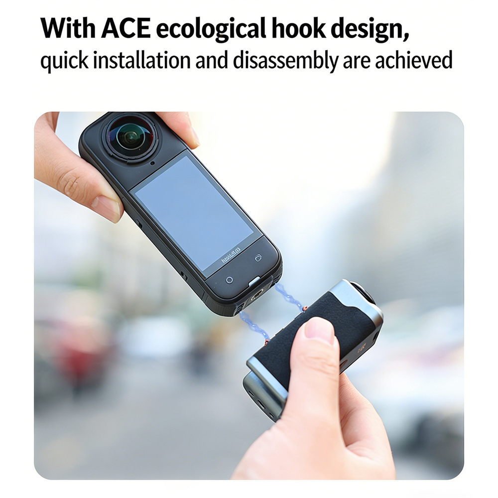 Photography Grip Insta360 X5 - VRIG Bluetooth Magnetic Photography Handle Wide-Angle