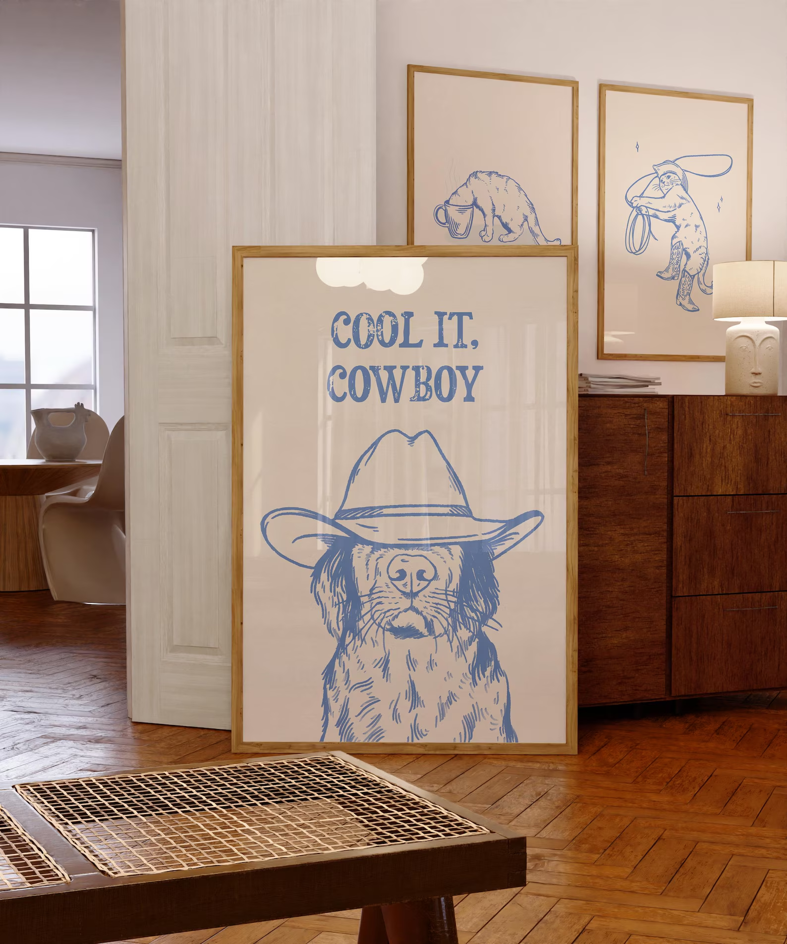 Photography Nature - cool it cowboy art print retro