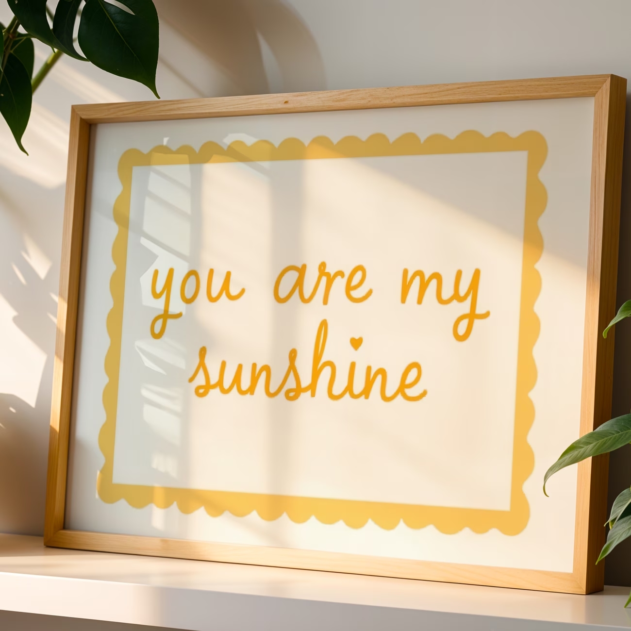 Photography Object - Modern You Are My Sunshine Quote