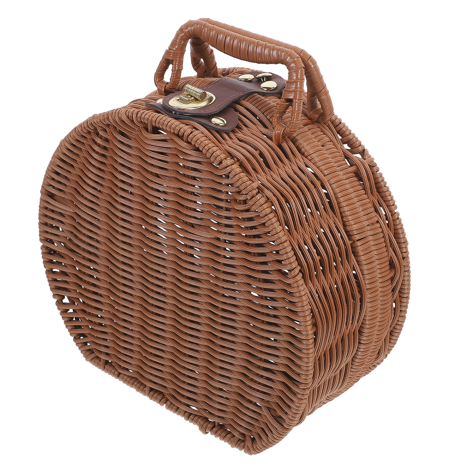 Photography Wedding - Vintage Light Blue Handwoven Woven Suitcase