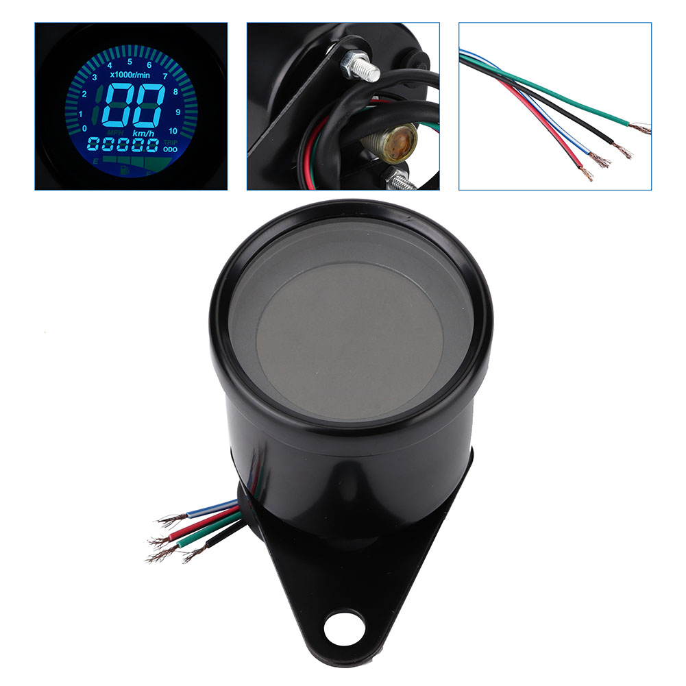Light Meter Incident - Universal Motorcycle LED Digital Speedometer Tachometer