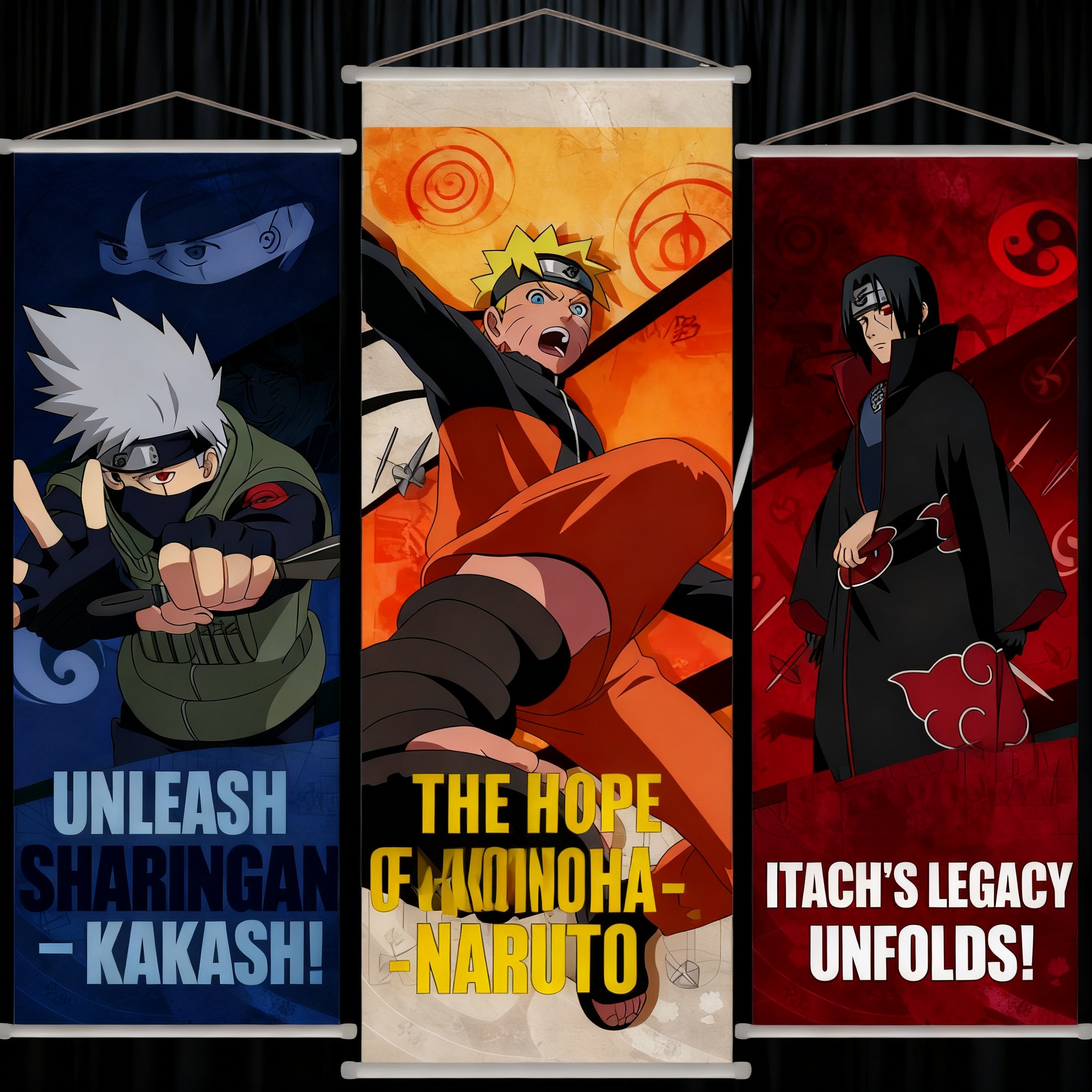 Photography Anime - Naruto Anime Uzumaki Long Scroll Wall