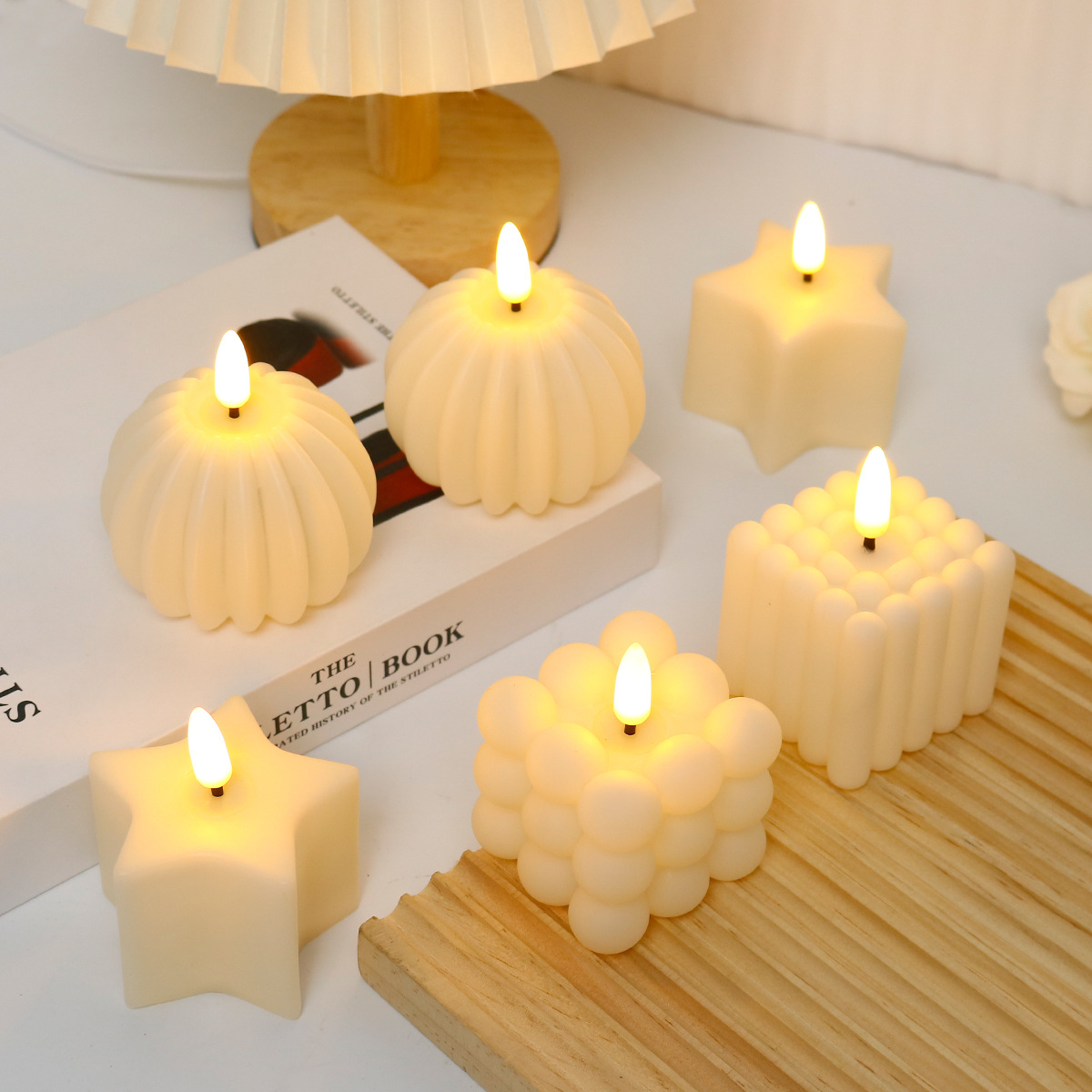 Led Candle  Cube for Wedding,  - Photography Wedding บทวิจารณ์และราคา