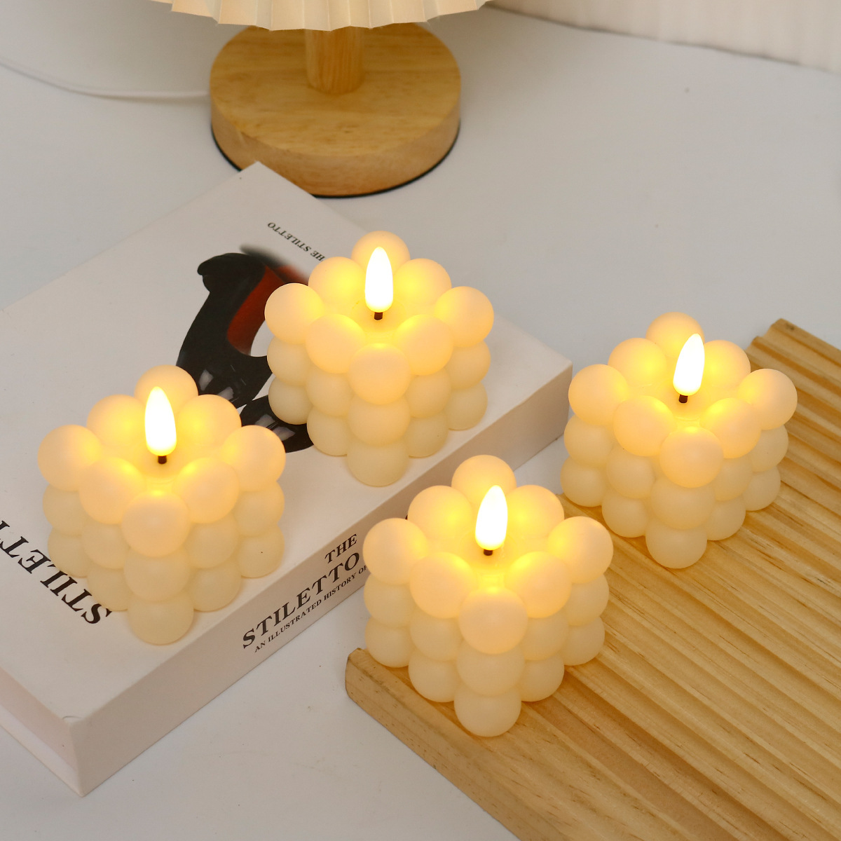 Led Candle  Cube for Wedding,  - Photography Wedding บทวิจารณ์และราคา