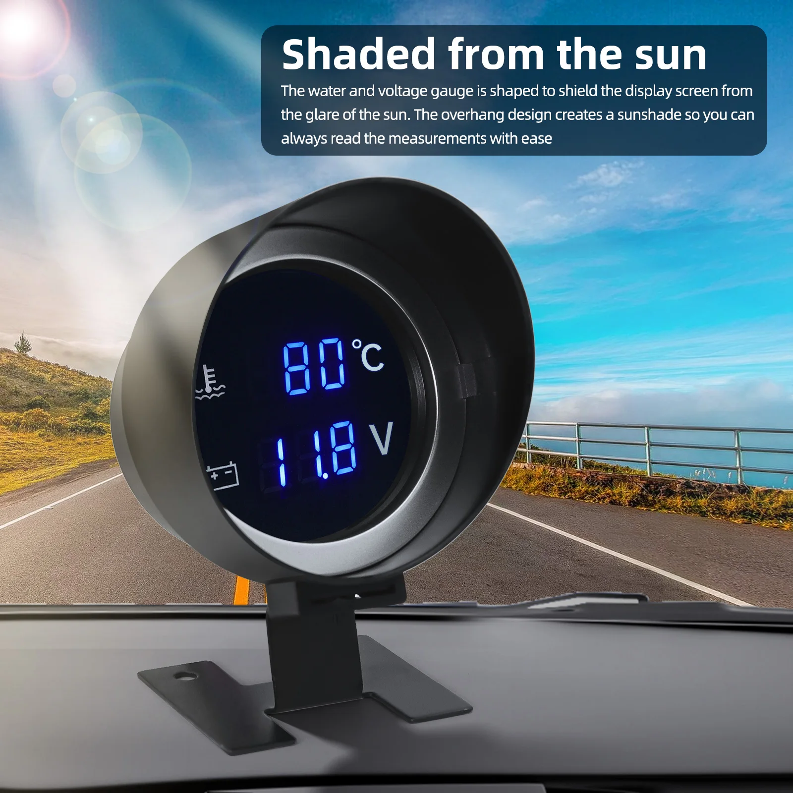 2 in 1 Round LED Digital Water - Light Meter Incident บทวิจารณ์และราคา
