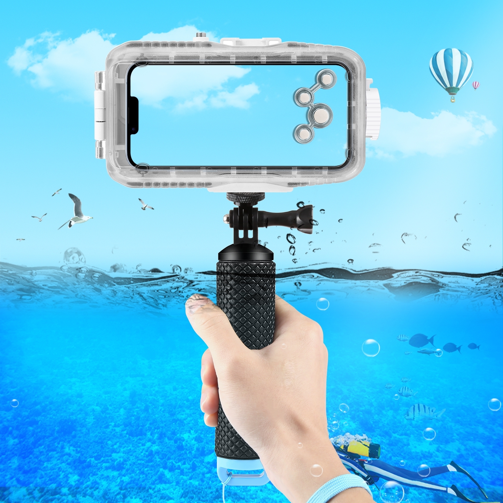 PULUZ Floating Handle Hand Gri - Photography Grip Insta360 X5 บทวิจารณ์และราคา