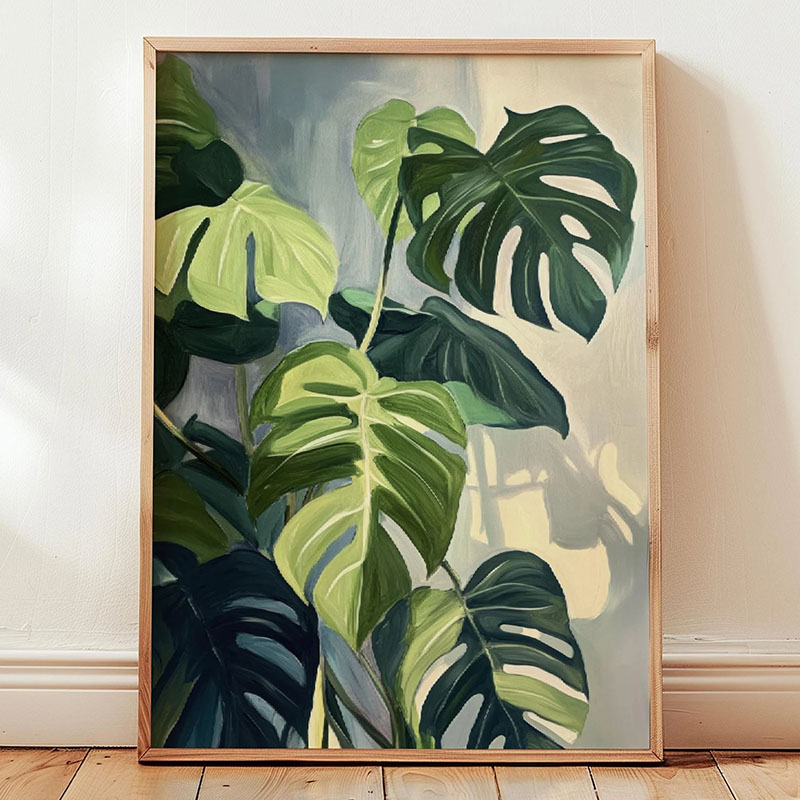1pc Modern Houseplants Leaves  - Photography Pose บทวิจารณ์และราคา