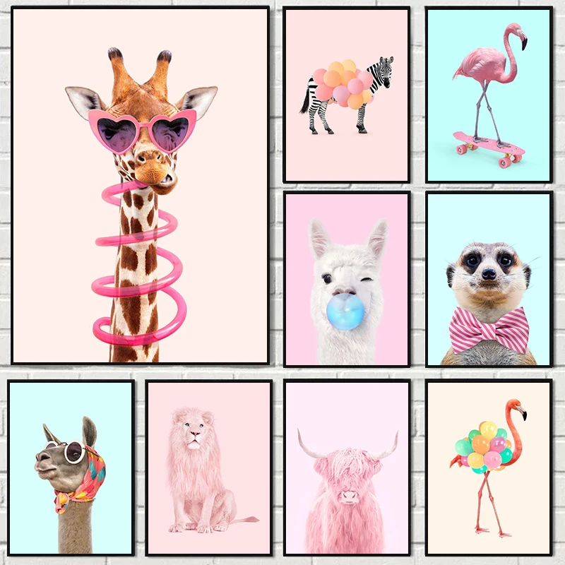 Funny Fashion Giraffe Zebra Fl - Photography Nature บทวิจารณ์และราคา