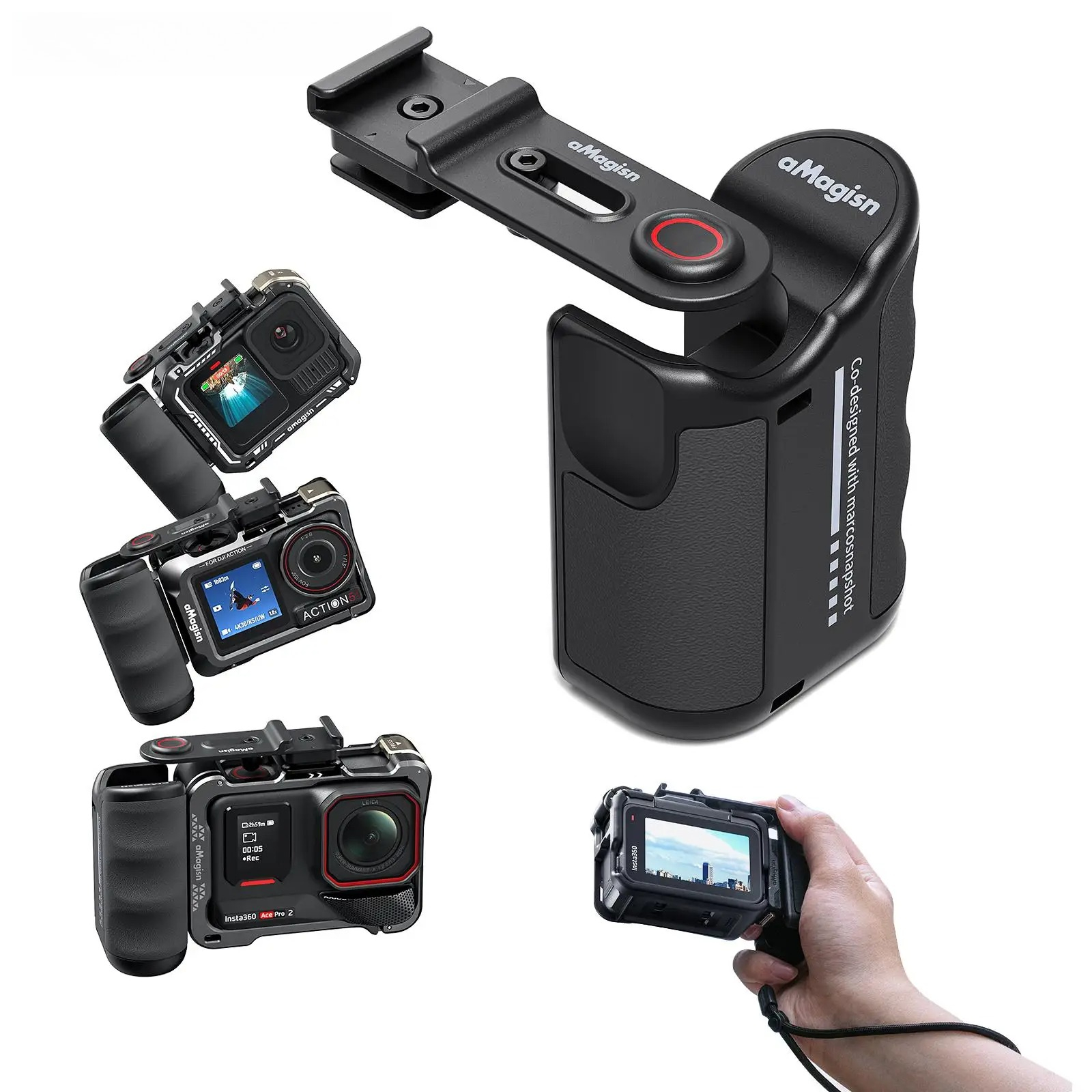 Street Photography Handle Grip - Photography Grip Insta360 X5 บทวิจารณ์และราคา