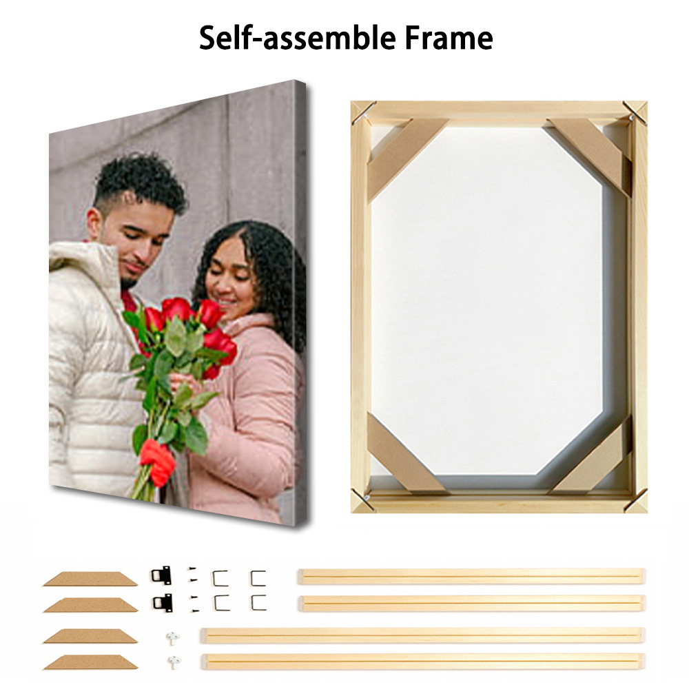 1 Pc Customized Photos on Canv - Photography Pose บทวิจารณ์และราคา