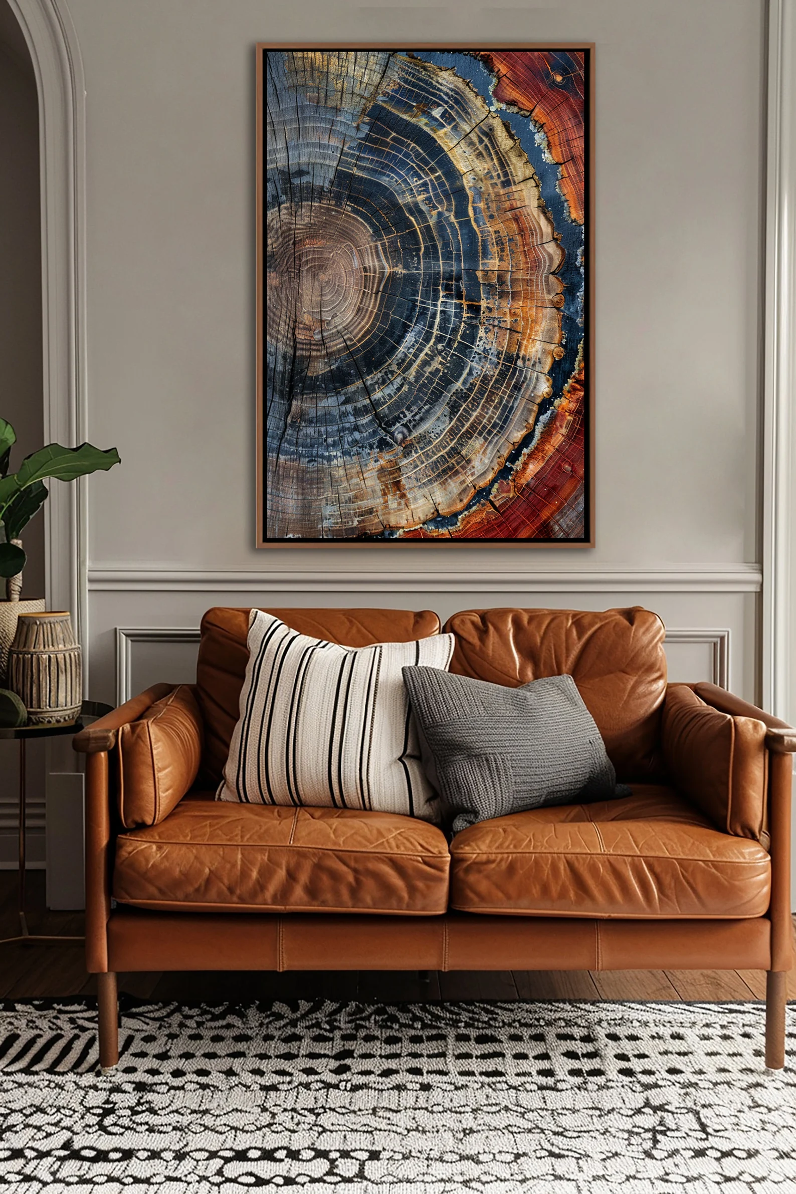 Tree Ring Framed Wall Art, Abs - Photography Pose บทวิจารณ์และราคา