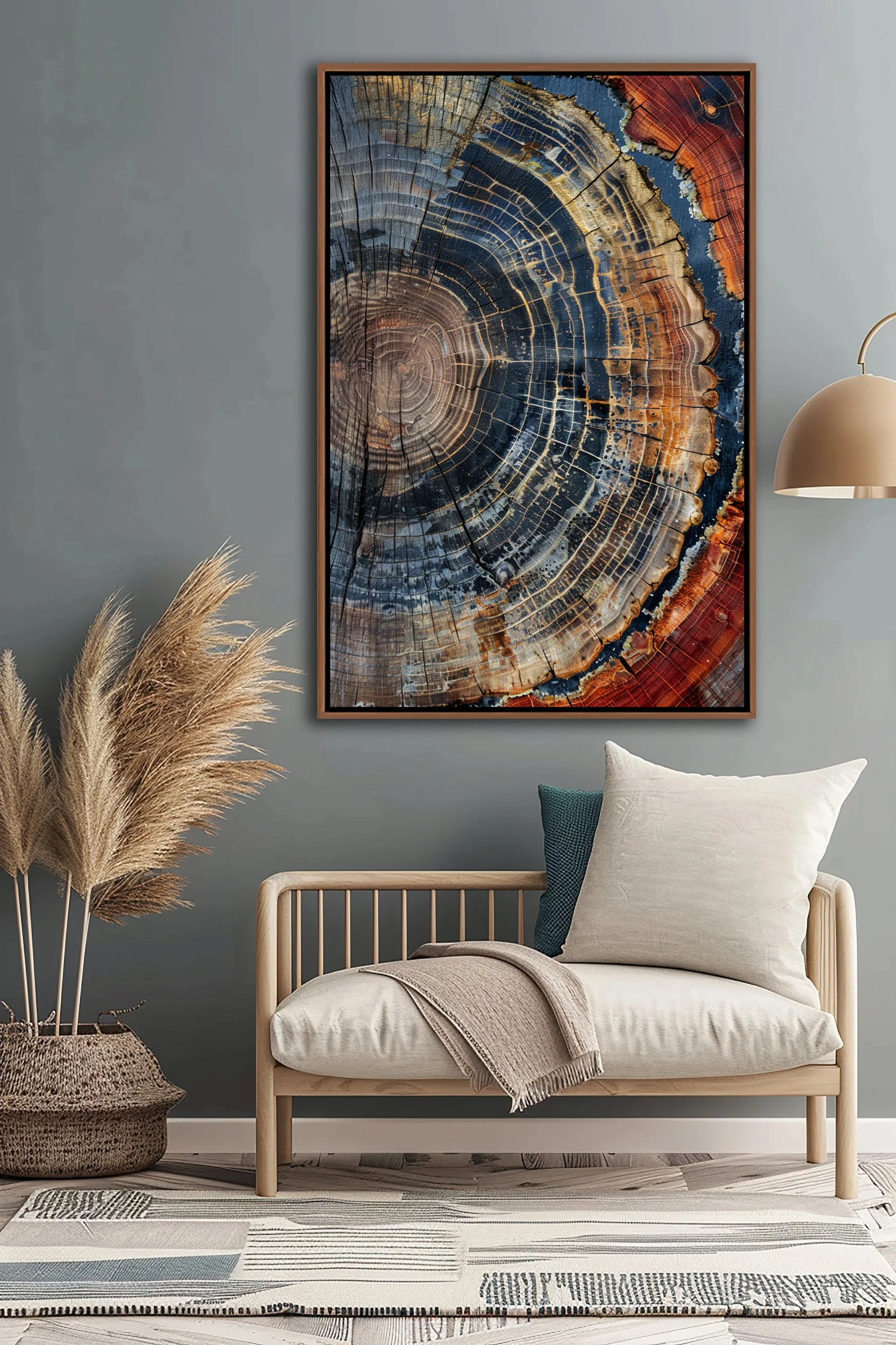 Tree Ring Framed Wall Art, Abs - Photography Pose บทวิจารณ์และราคา