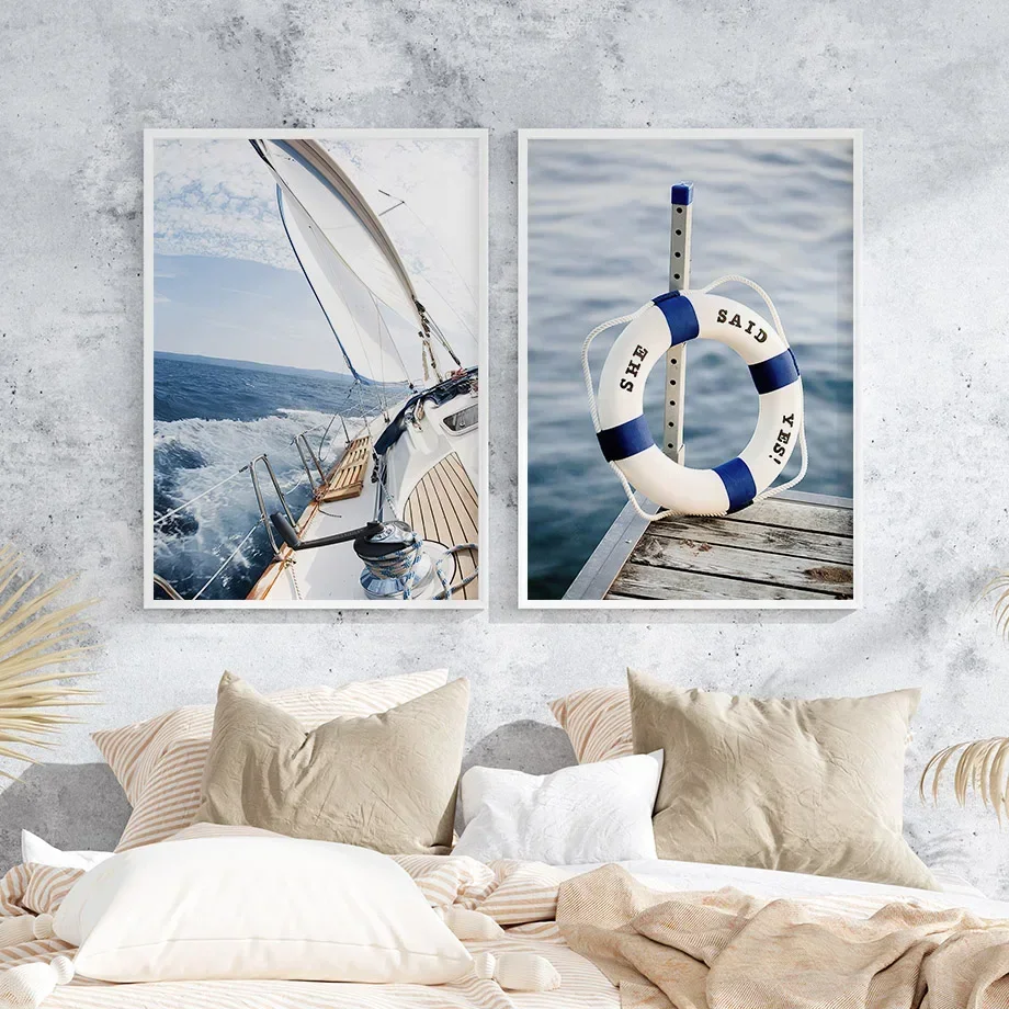 Blue Sea Sunshine Beach White  - Photography Nature บทวิจารณ์และราคา