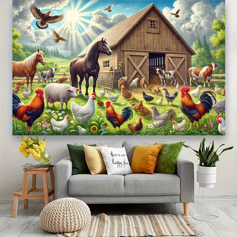 2D curtain banner, large farm  - Photography Duck บทวิจารณ์และราคา