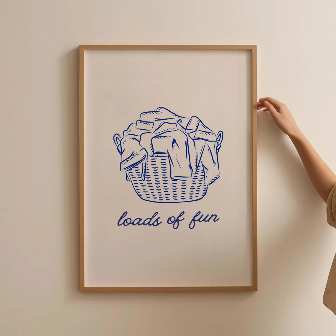 Cheerful Laundry Day Wall Art  - Photography Nature บทวิจารณ์และราคา