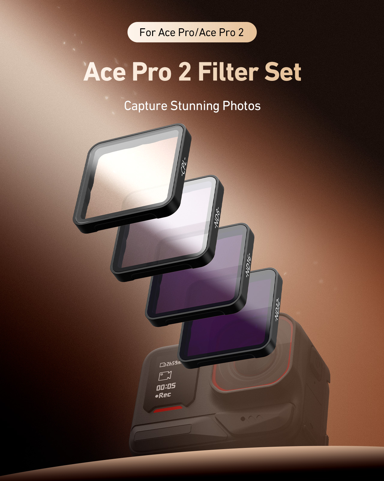TELESIN CPL ND8 ND16 ND32 Lens - Nd Filter Set บทวิจารณ์และราคา