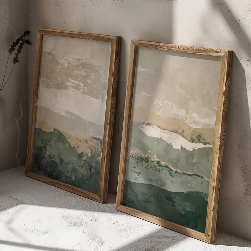 2pcs/set Wabi Sabi Abstract Ge - Photography Nature บทวิจารณ์และราคา