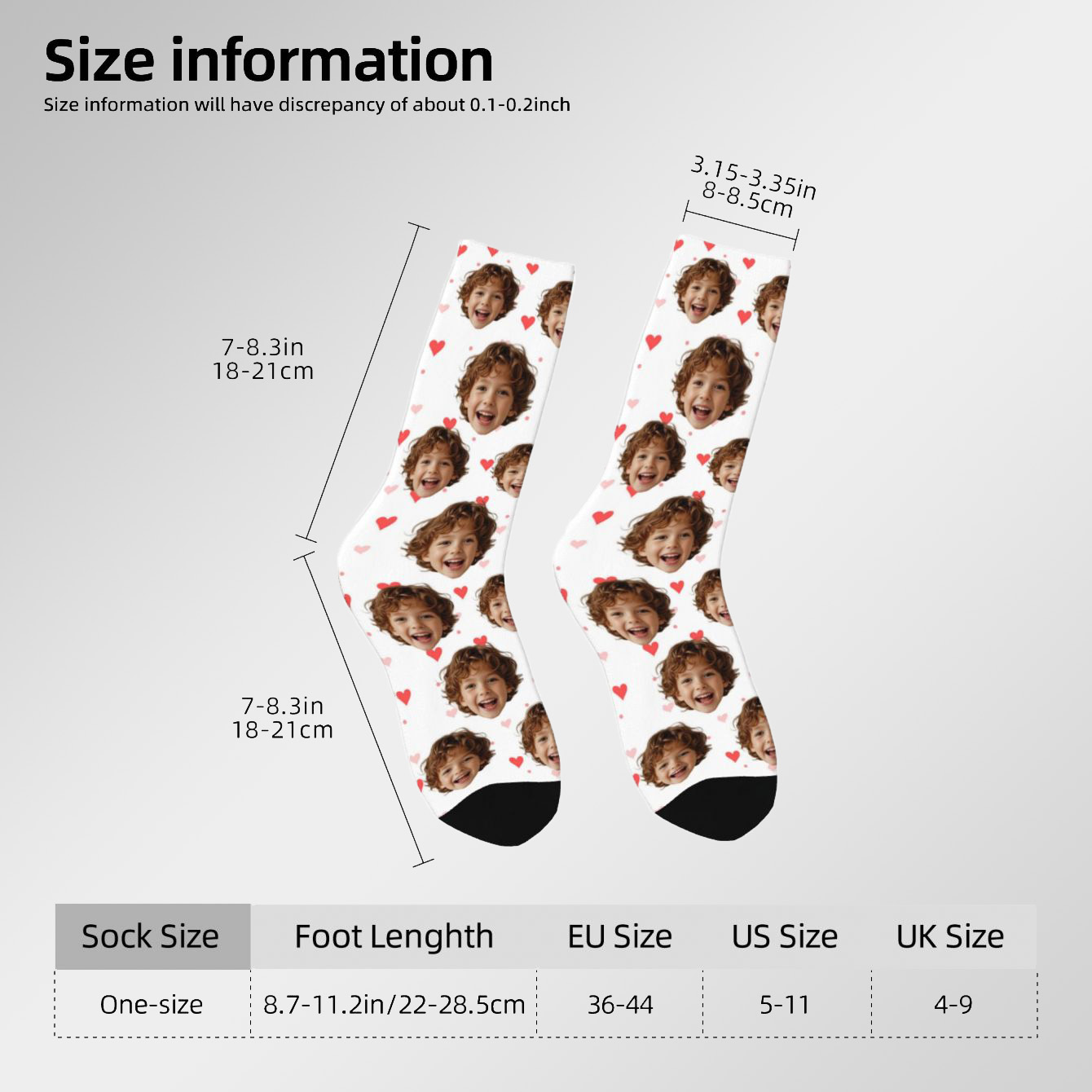 Customized face-shaped socks   - Photography Object บทวิจารณ์และราคา
