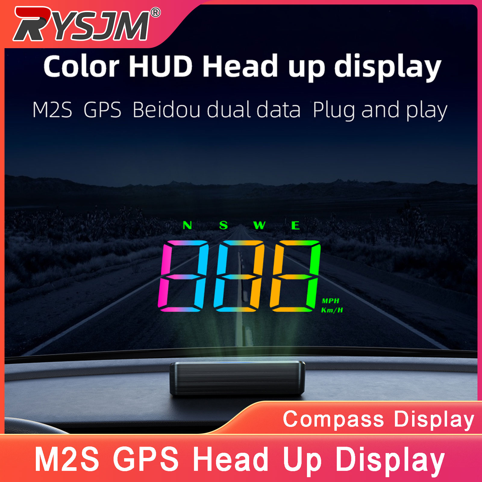 M2S HUD Head Up Display GPS Di - Light Meter Incident บทวิจารณ์และราคา