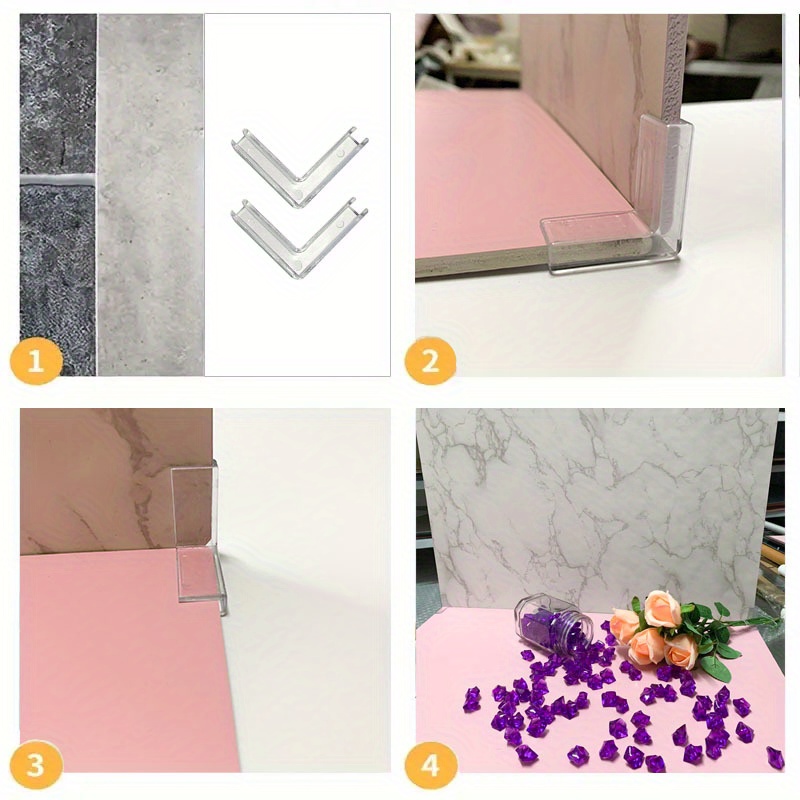 6pcs 4*4cm Plastic Background  - Photography Term บทวิจารณ์และราคา