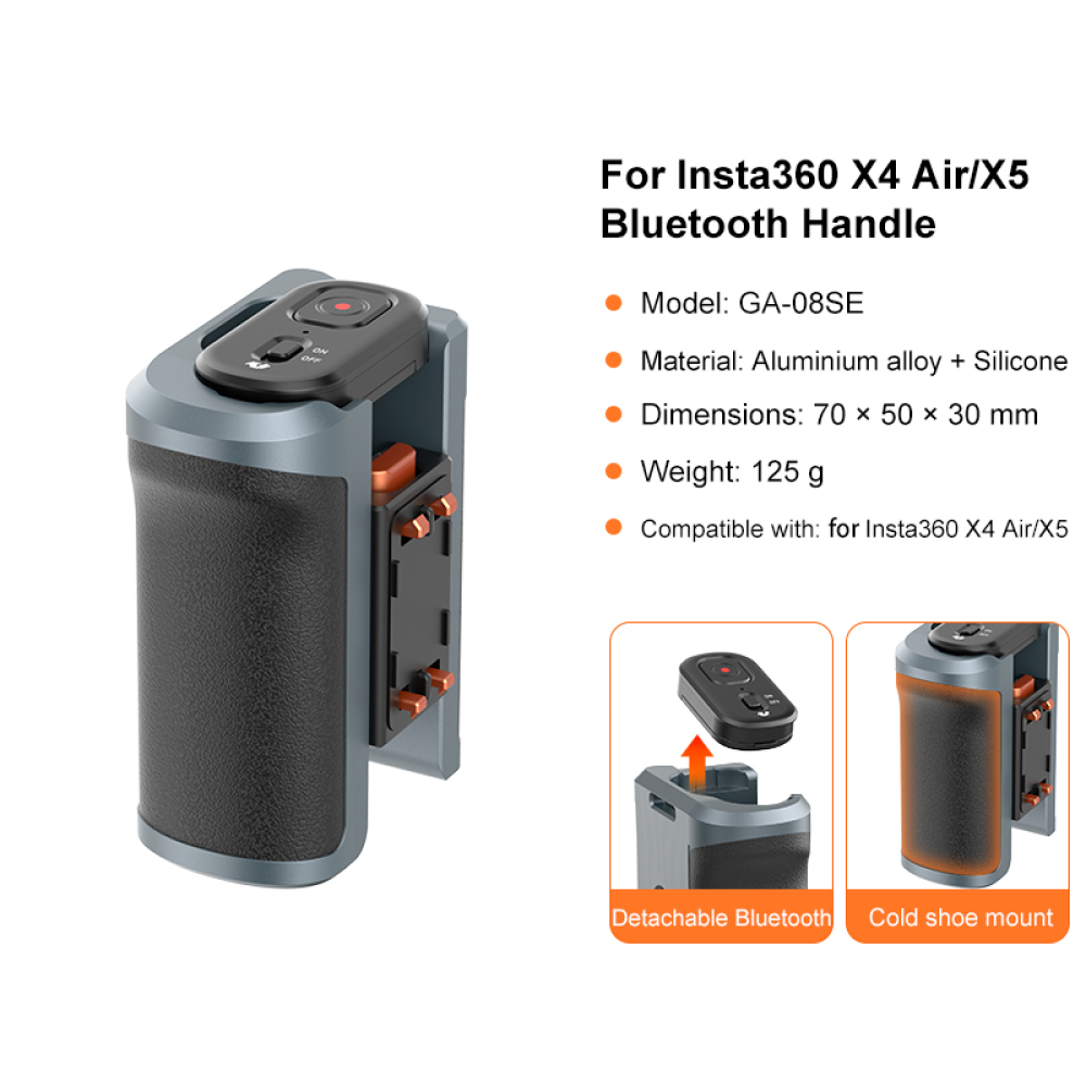 For Insta360 X4 Air/X5 Street  - Photography Grip Insta360 X5 บทวิจารณ์และราคา