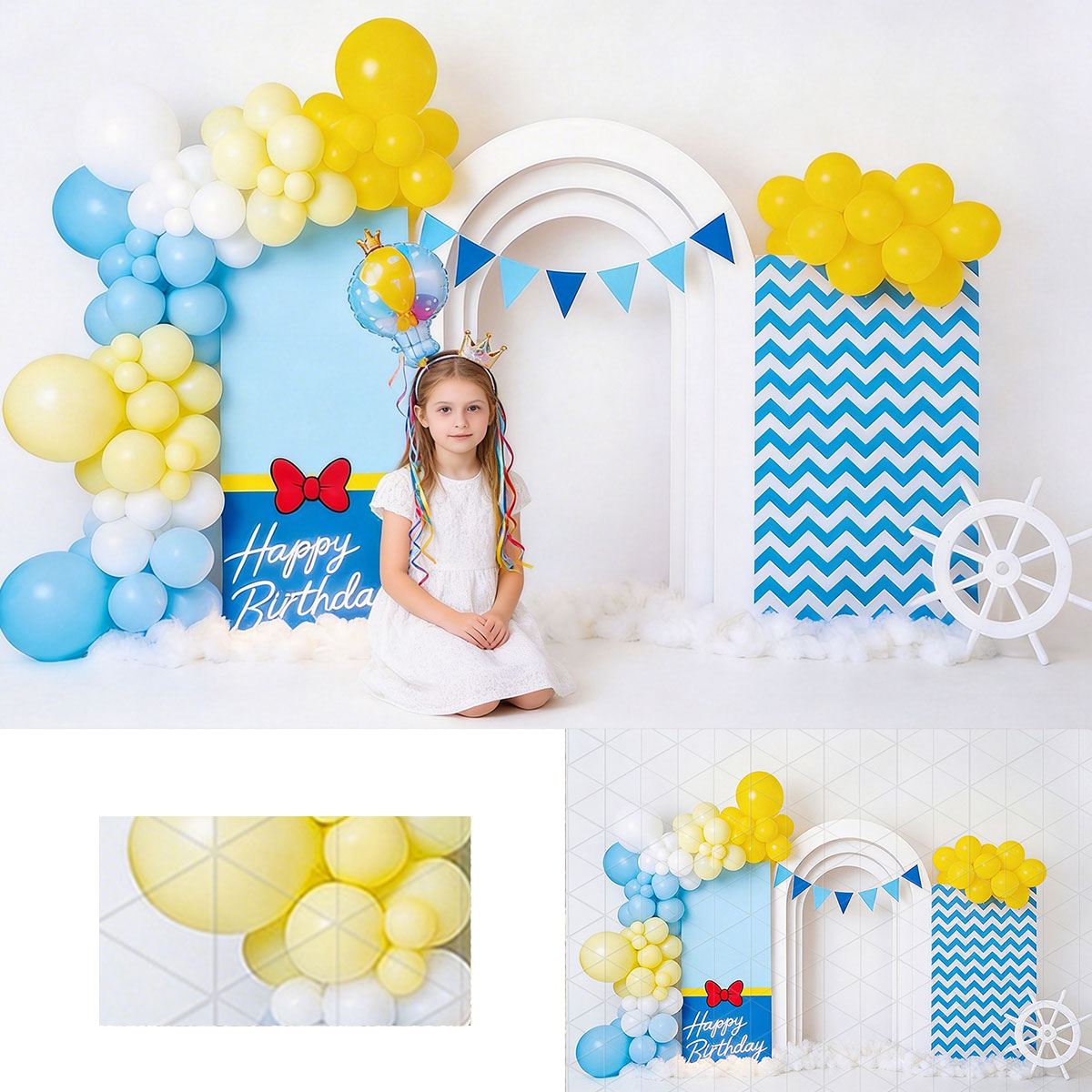 Sailor Duck Backdrop Balloon A - Photography Duck บทวิจารณ์และราคา
