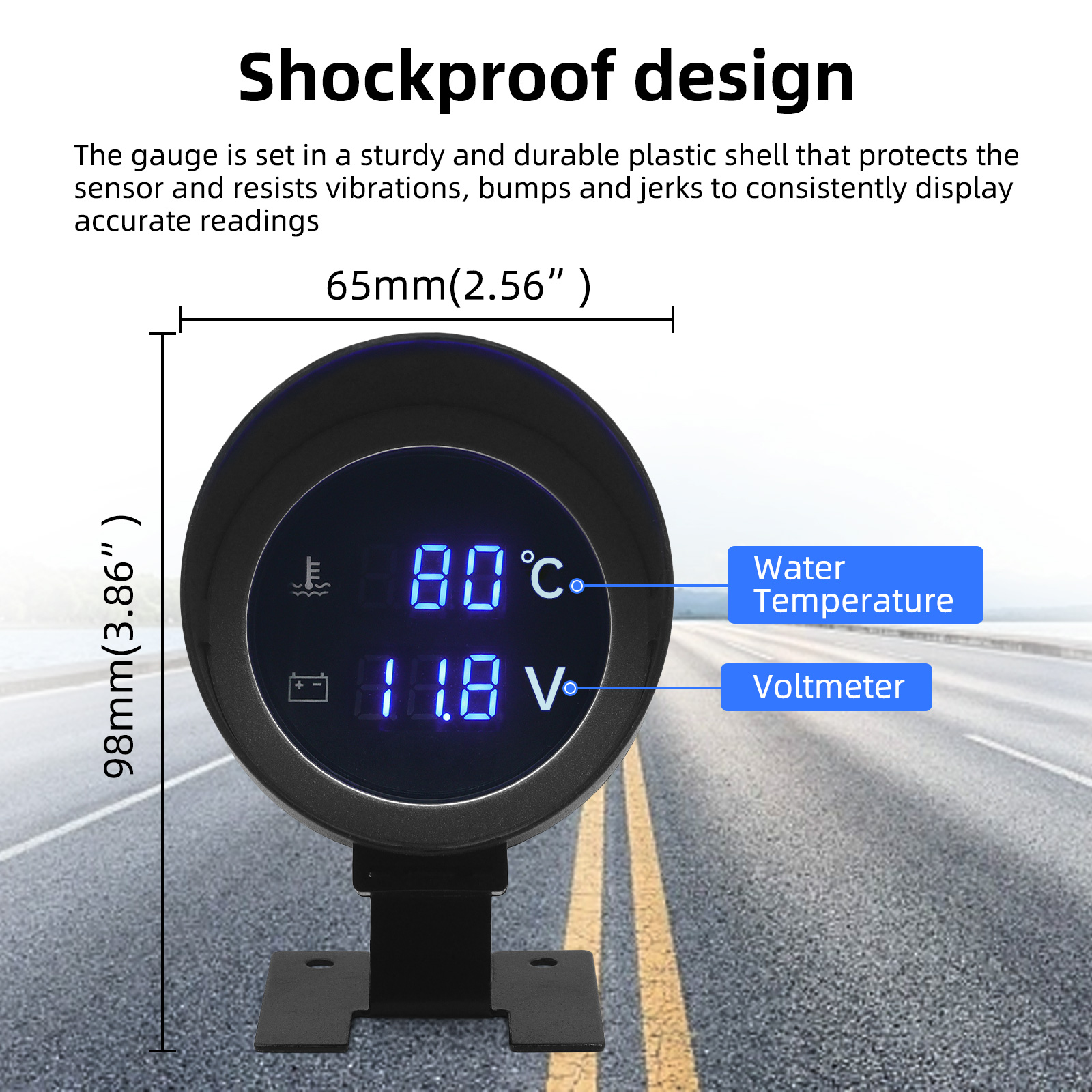 AD Round Led Digital Car Water - Light Meter Incident บทวิจารณ์และราคา