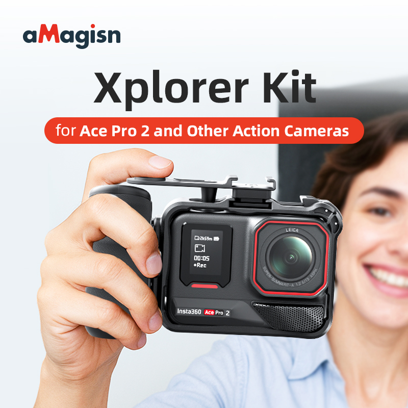 aMagisn Xplorer Kit Street Pho - Photography Grip Insta360 X5 บทวิจารณ์และราคา