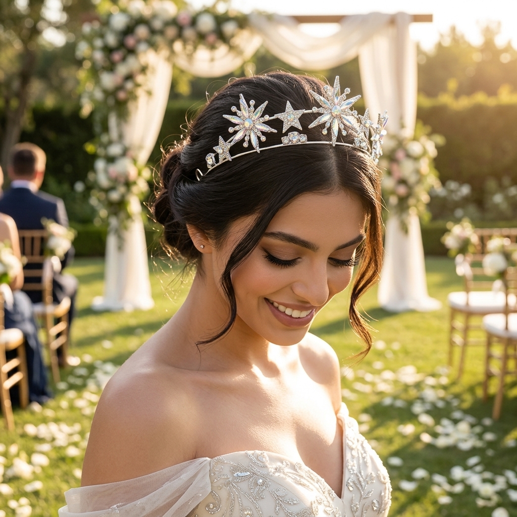 Alloy Rhinestone Star Crown He - Photography Wedding บทวิจารณ์และราคา