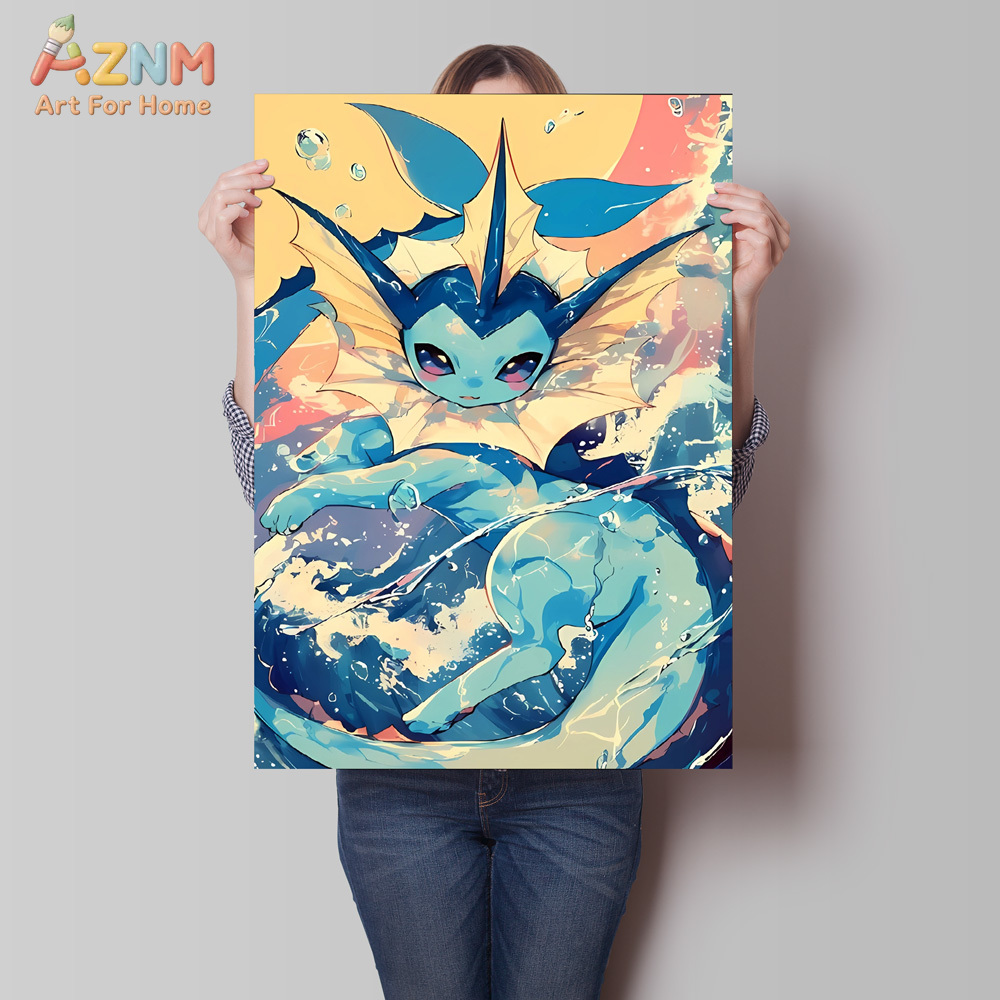 AZNM Pokemon Vaporeon Squirtle - Photography Pose บทวิจารณ์และราคา