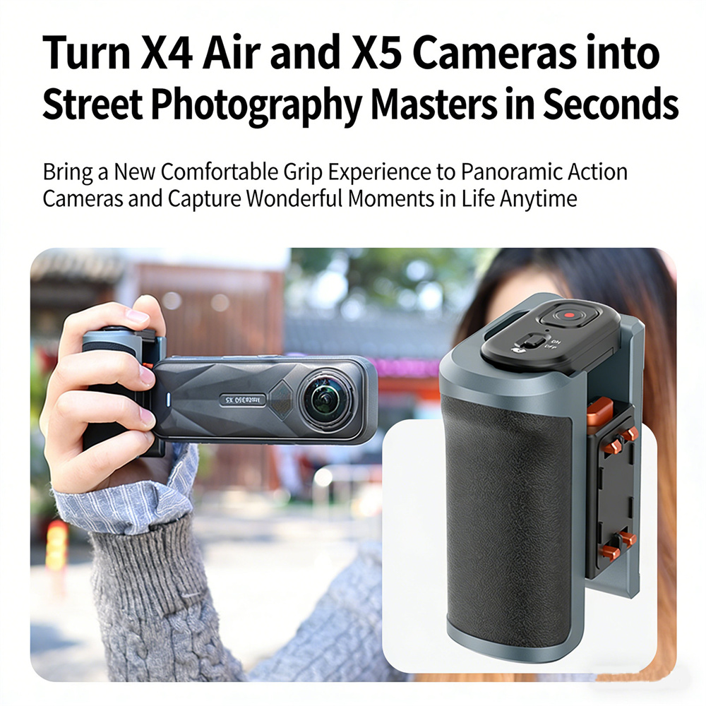 VRIG Bluetooth Magnetic Photog - Photography Grip Insta360 X5 บทวิจารณ์และราคา