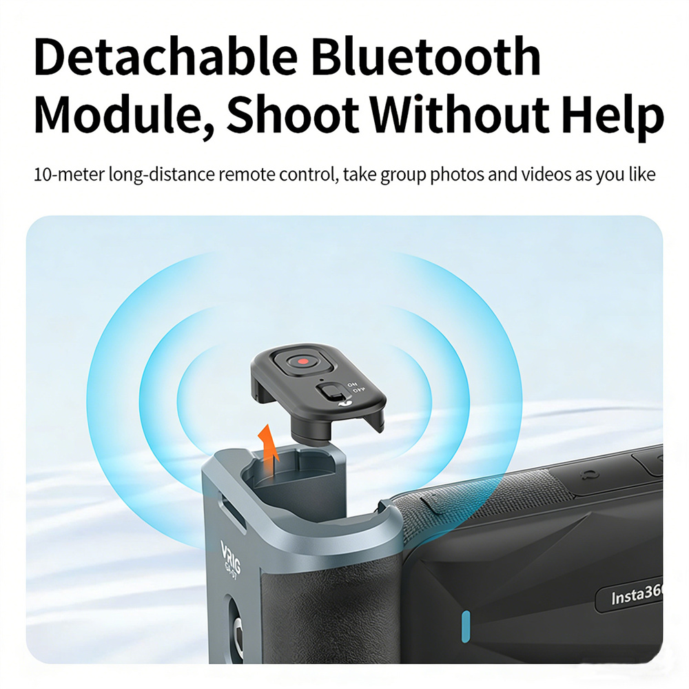 VRIG Bluetooth Magnetic Photog - Photography Grip Insta360 X5 บทวิจารณ์และราคา