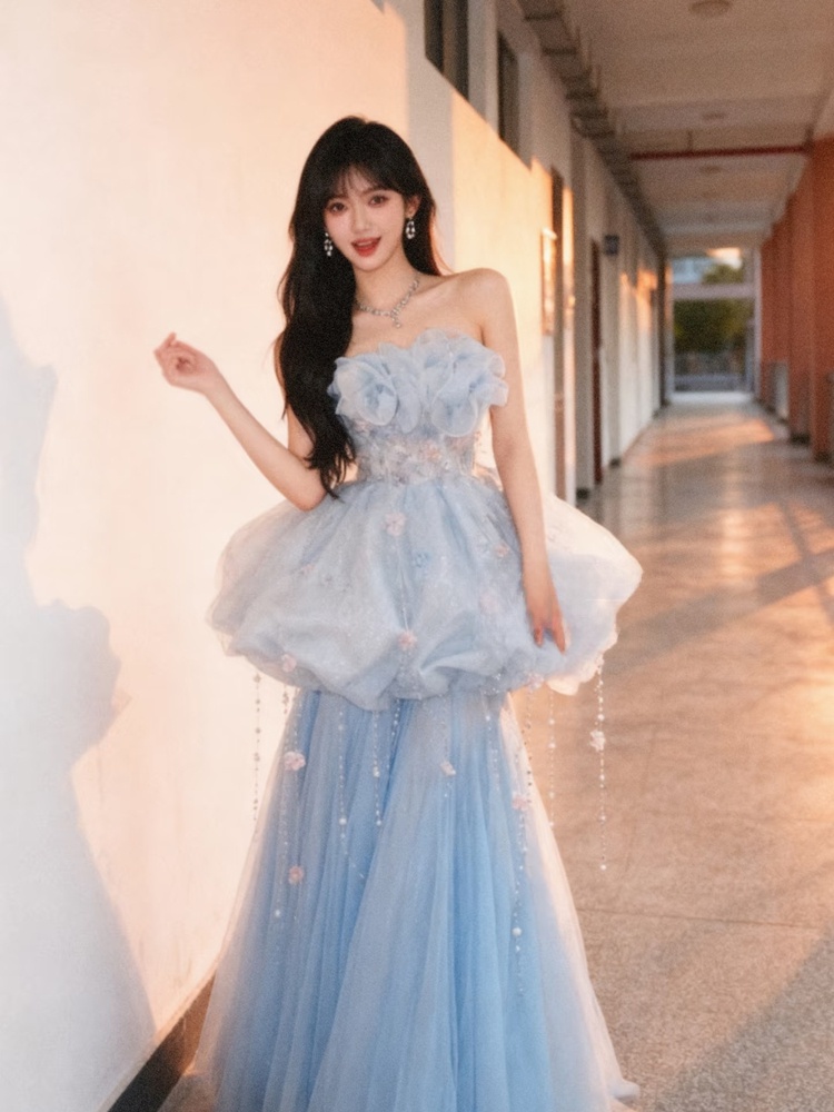 Blue Mermaid Wedding Dress Pho - Photography Wedding บทวิจารณ์และราคา