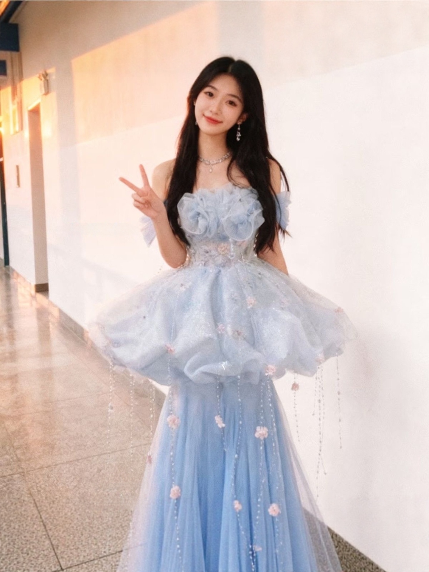 Blue Mermaid Wedding Dress Pho - Photography Wedding บทวิจารณ์และราคา