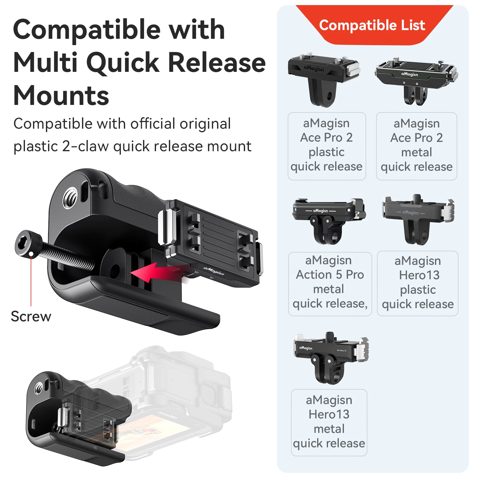 Universal Photography Handle G - Photography Grip Insta360 X5 บทวิจารณ์และราคา