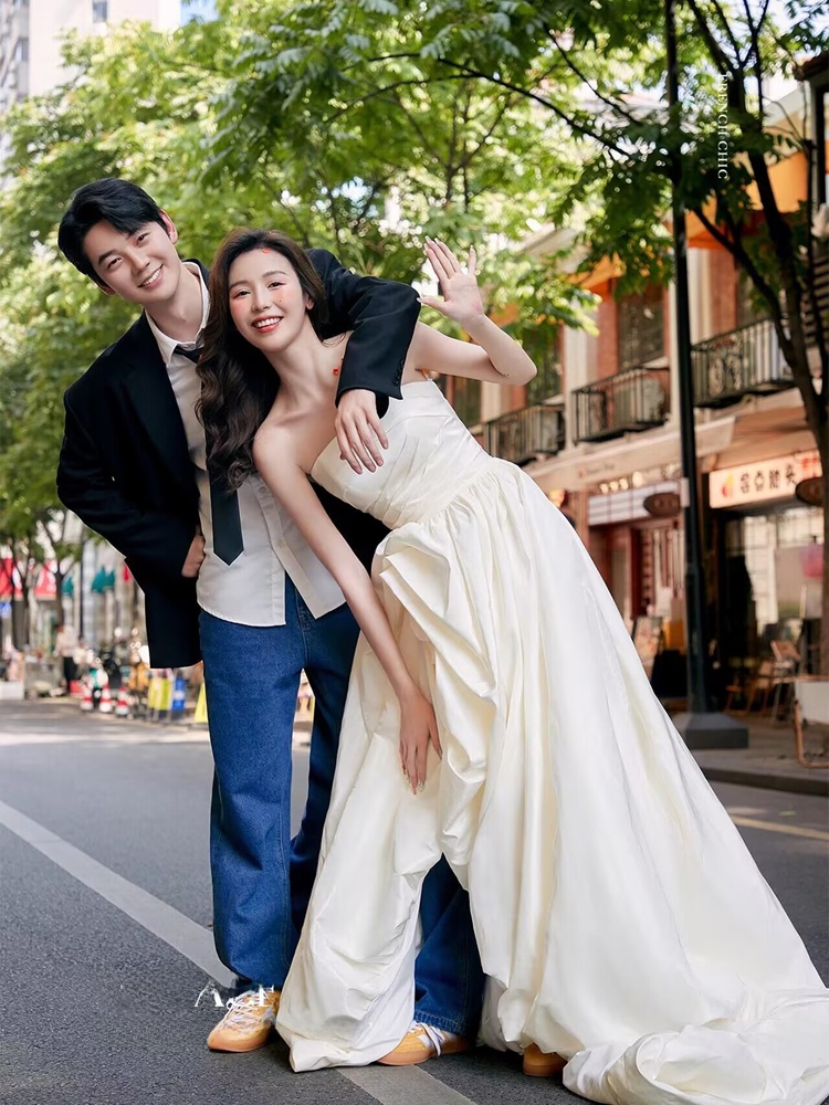 Korean Style Denim Young Coupl - Photography Wedding บทวิจารณ์และราคา