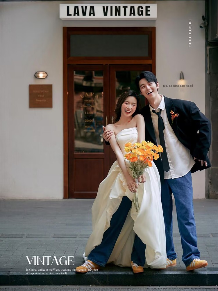Korean Style Denim Young Coupl - Photography Wedding บทวิจารณ์และราคา