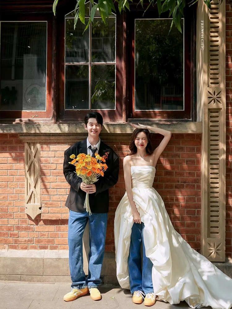 Korean Style Denim Young Coupl - Photography Wedding บทวิจารณ์และราคา