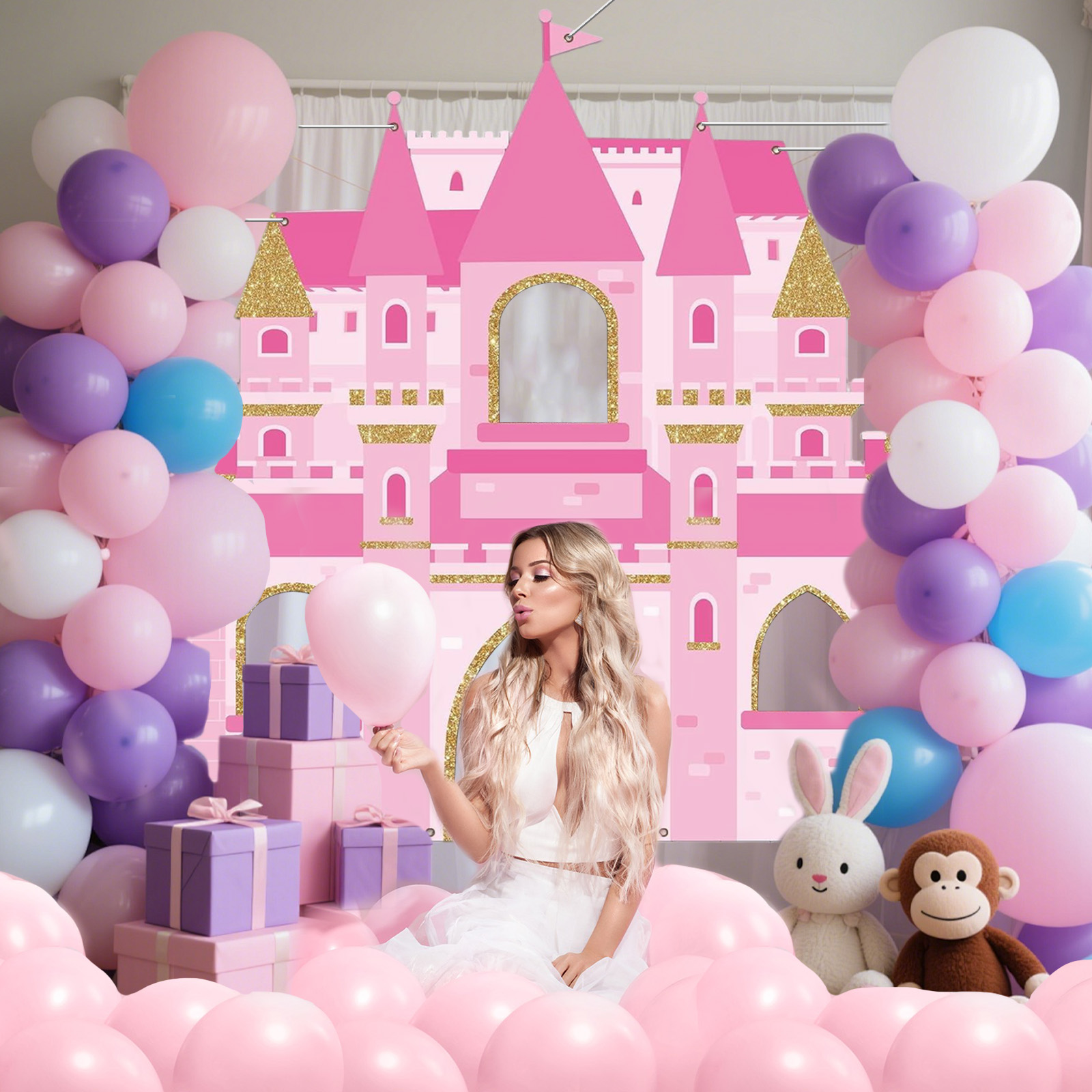 Pink Castle Party Photo Booth  - Photography Term บทวิจารณ์และราคา