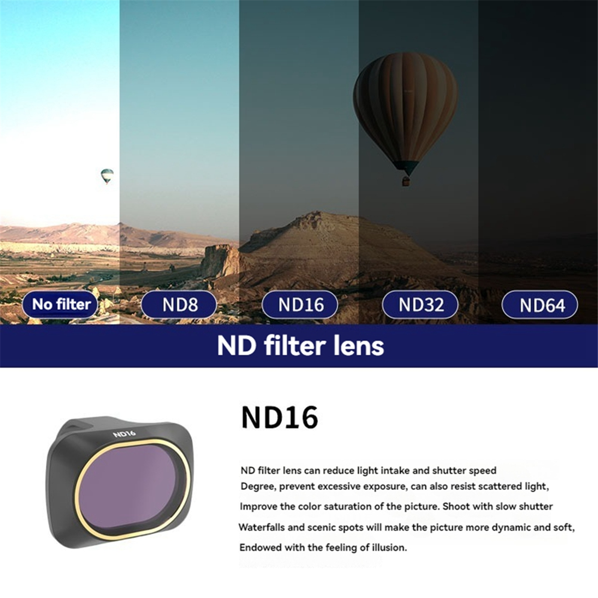 T36C Drone Filter for Mini 1/2 - Nd Filter Set บทวิจารณ์และราคา