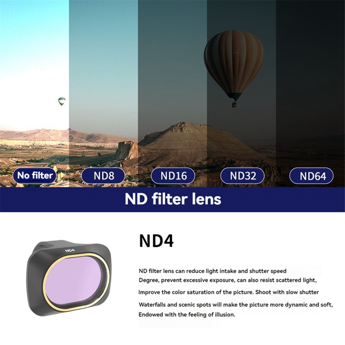 T36C Drone Filter for Mini 1/2 - Nd Filter Set บทวิจารณ์และราคา