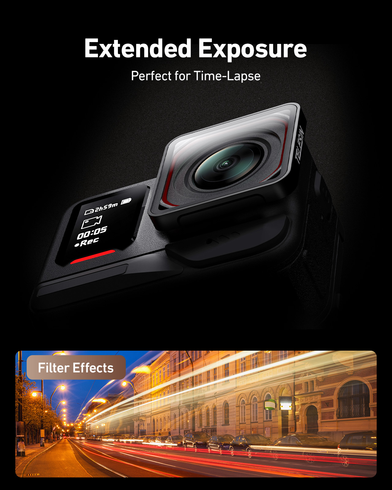 TELESIN CPL ND8 ND16 ND32 Lens - Nd Filter Set บทวิจารณ์และราคา