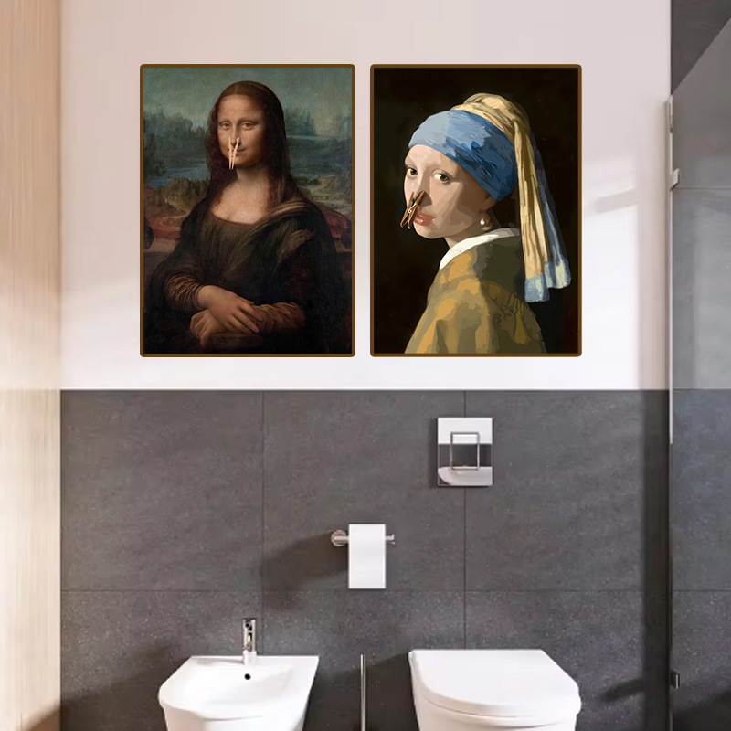 1pc Funny Abstract Bathroom To - Photography Pose บทวิจารณ์และราคา