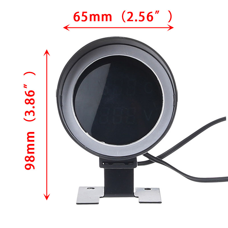 Round 2 in 1 LED Digital Car T - Light Meter Incident บทวิจารณ์และราคา