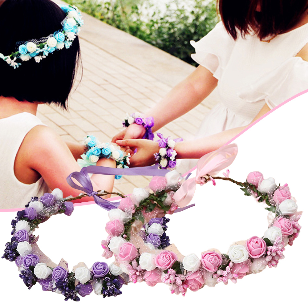 Fairy Flower Hair Crown Colorf - Photography Cheat Sheet บทวิจารณ์และราคา