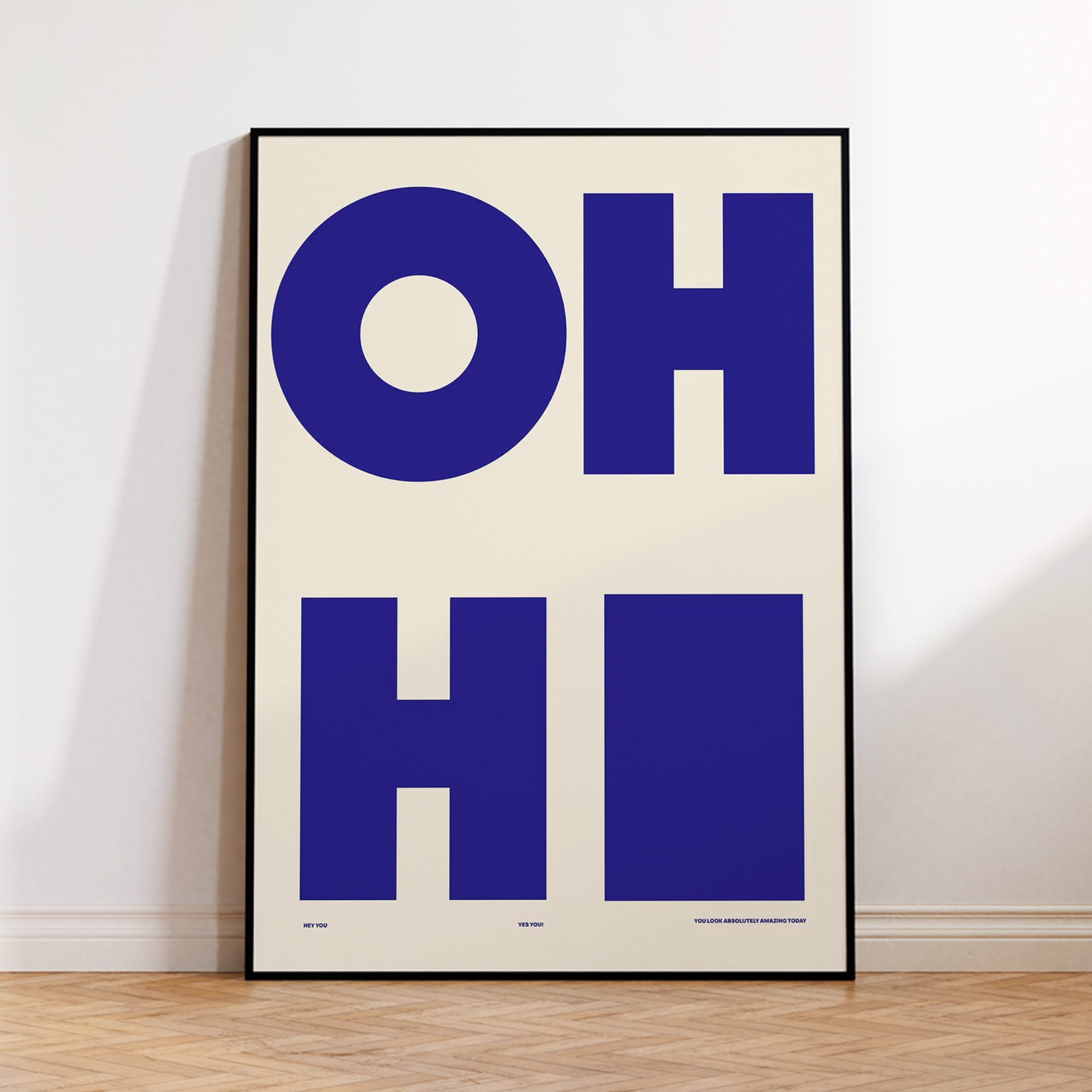 Modern,Minimalist OH HI Blue W - Photography Nature บทวิจารณ์และราคา